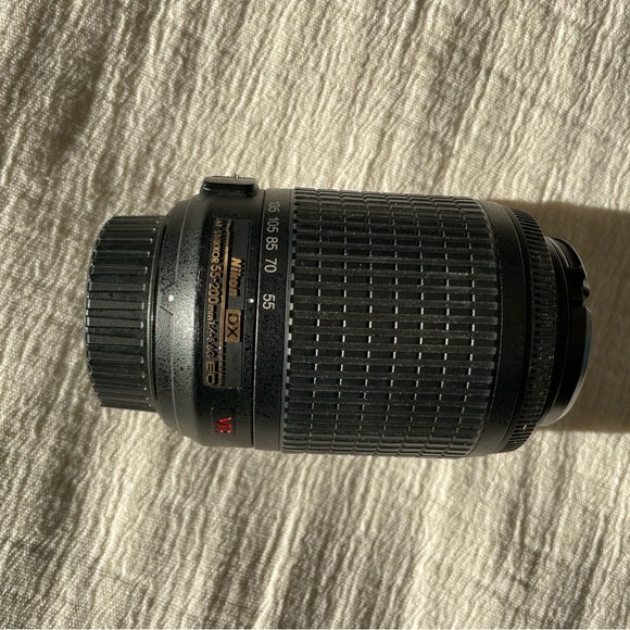 Nikon D3100 with camera bag, charger, lens, and tripod - Picture 7 of 9